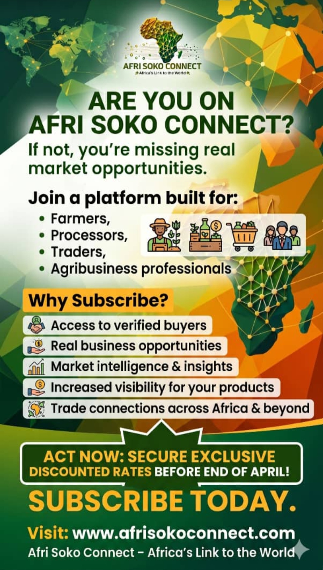 Are You on Afri Soko Connect? If Not, You're Missing Real Market Opportunities.