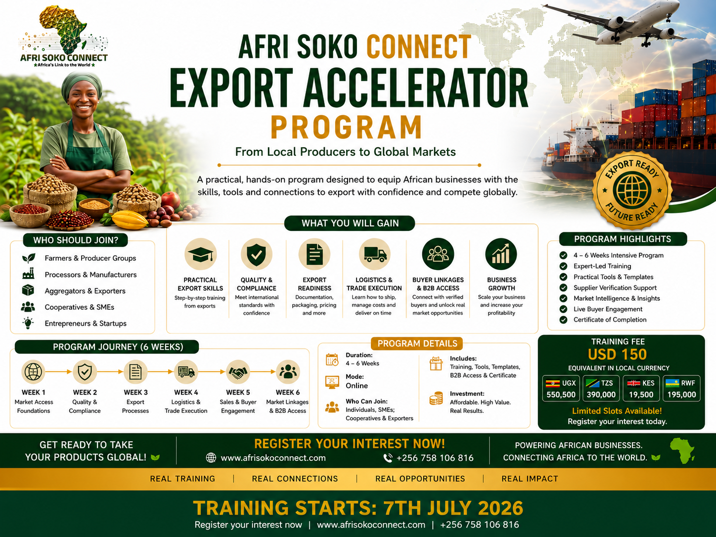 Afri Soko Connect Export Accelerator Program