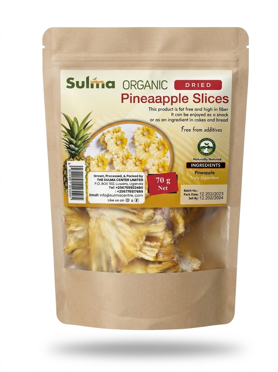 Organic Dried Pineapple Slices